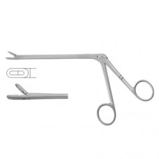 Leminectomy Rongeur Straight - Fenestrated and Serrated Jaws Stainless Steel, 15.5 cm - 6" Bite Size 4 x 14 mm 